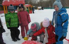 시니어 그룹의 겨울 게임과 즐거운 일주일